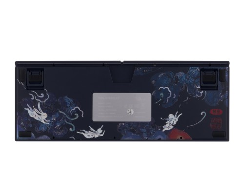 Клавиатура механическая Varmilo VPE87 Chang'e 87Key, Cherry Mx Red, BT/WL/USB-A, EN, White Led, Синій