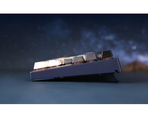 Клавиатура механическая Varmilo VPE87 Chang'e 87Key, Cherry Mx Red, BT/WL/USB-A, EN, White Led, Синій