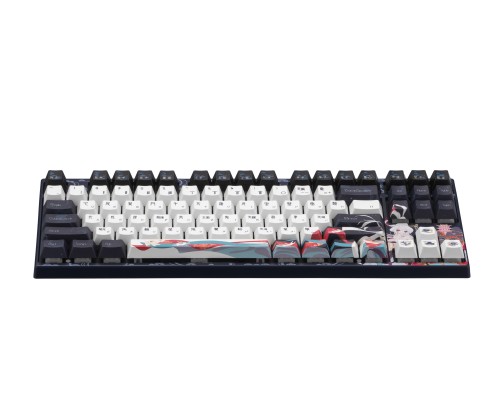 Клавиатура механическая Varmilo VPE87 Chang'e 87Key, Cherry Mx Silent Red, BT/WL/USB-A, EN, White Led, Синій