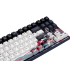 Клавиатура механическая Varmilo VPE87 Chang'e 87Key, Cherry Mx Silent Red, BT/WL/USB-A, EN, White Led, Синій