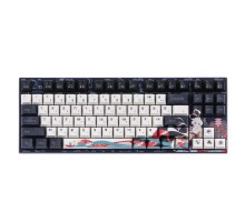 Клавиатура механическая Varmilo VPE87 Chang'e 87Key, Cherry Mx Silent Red, BT/WL/USB-A, EN, White Led, Синий