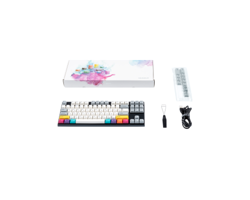 Механическая клавиатура Varmilo MA87M V2 CMYK EC Rose V2 RU белый MA87M