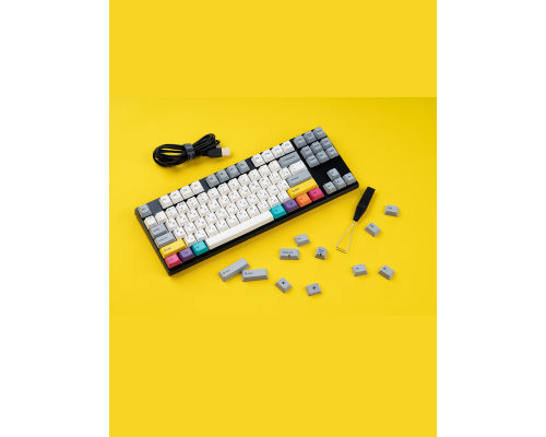 Механическая клавиатура Varmilo MA87M V2 CMYK EC Rose V2 RU белый MA87M