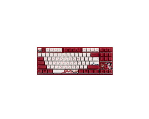 Механическая клавиатура Varmilo VEM87 Koi 87Key EC V2 Sakura USB-A EN/UKR White LED красный VEM87