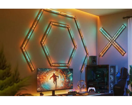 Набор настенных светильников Govee H1063 Gaming Wall light Expansion Kit, 2шт, RGBIC, WI-FI/Bluetooth, фіолетовий