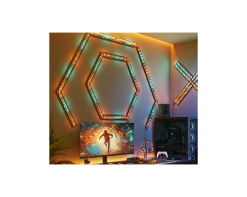 Набор настенных светильников Govee H1063 Gaming Wall light Expansion Kit, 2шт, RGBIC, WI-FI/Bluetooth, фіолетовий