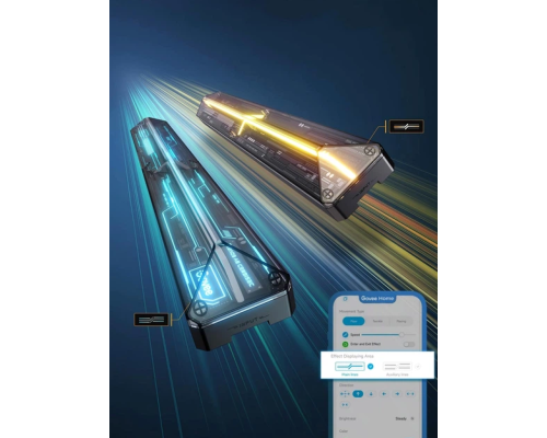 Набор настенных светильников Govee H1063 Gaming Wall light Expansion Kit, 2шт, RGBIC, WI-FI/Bluetooth, фіолетовий