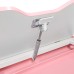 Детский регулируемый письменный стол E902 розово-белый E902 Pink