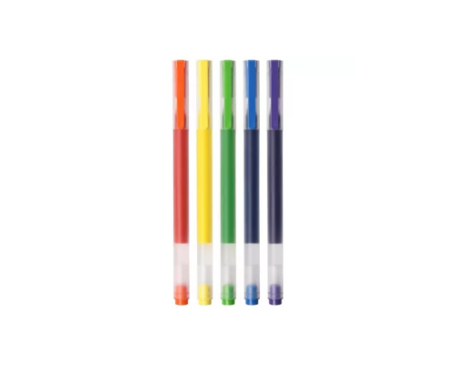 Набор гелевых ручек Xiaomi High-capacity Gel Pen 5 шт разноцветный BHR8860GL
