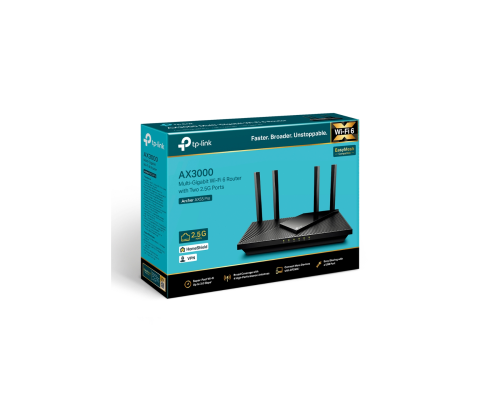 Беспроводной двухдиапазонный маршрутизатор Wi-Fi 6 TP-Link Archer AX55 Pro V1.0 (UZ) AX3000