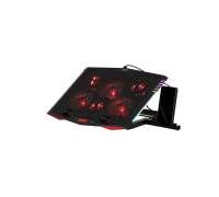 Игровая подставка для ноутбука 2E GAMING CPG-005, до 17.3", 2xUSB-A, RGB, черная