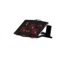 Игровая подставка для ноутбука 2E GAMING CPG-005, до 17.3", 2xUSB-A, RGB, черная