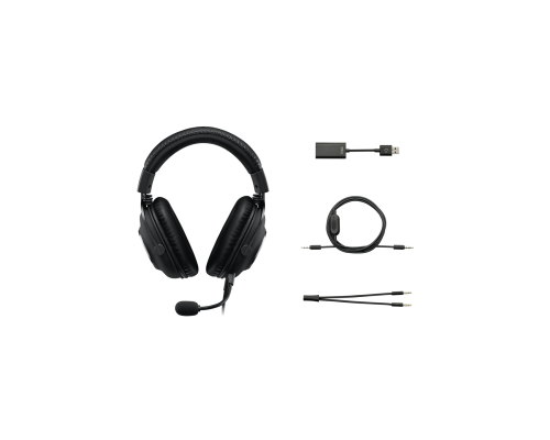 Игровая гарнитура Logitech G PRO X Gaming Headset, BLACK, USB, EMEA-914 (L981-001470)