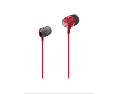 Проводные игровые наушники HyperX Cloud Earbuds III, красные (BN7S0AA)