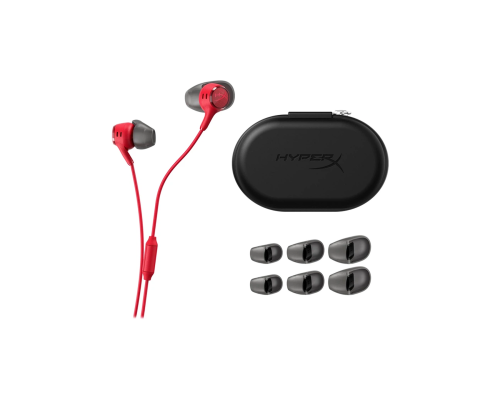 Проводные игровые наушники HyperX Cloud Earbuds III, красные (BN7S0AA)