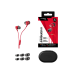 Проводные игровые наушники HyperX Cloud Earbuds III, красные (BN7S0AA)