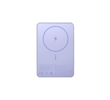 Магнитный повербанк Xiaomi Super Slim Magnetic Power Bank 5000 mAh, Purple (BHR08PNGL)