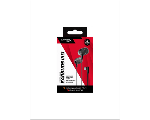 Проводные наушники HyperX Cloud Earbuds III S, черные (BN7S1AA)