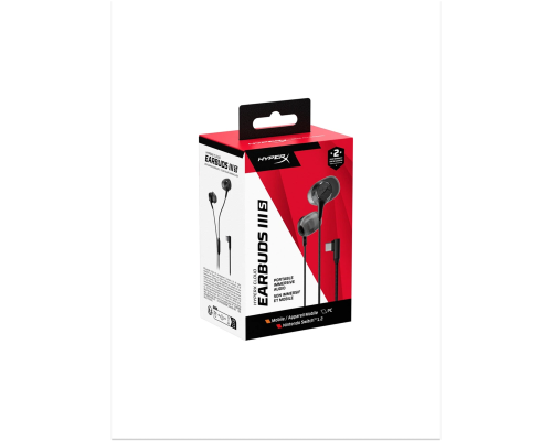 Проводные наушники HyperX Cloud Earbuds III S, черные (BN7S1AA)