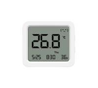 Датчик температуры и влажности Xiaomi Smart Temperature and Humidity Monitor 3 с большим ЖК-дисплеем и точным контролем