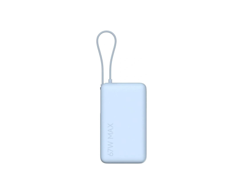 Внешний аккумулятор Xiaomi 67Вт Power Bank 10000 со встроенным кабелем Ice Blue