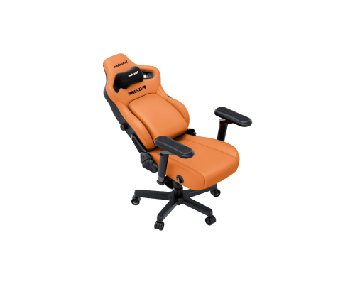 Кресло AndaSeat Kaiser 4 V2 XL, ПВХ кожа, 6D-Armrests, оранжевый (AD12YDDC-XLL-20-O-PV/C-03)
