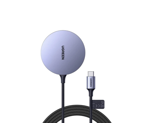 Беспроводное зарядное устройство UGREEN Magnetic Wireless Charger 15W Max (CD-245-30233)