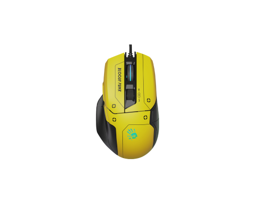 Мышь компьютерная проводная Computer Mouse W70MAX Punk Yellow