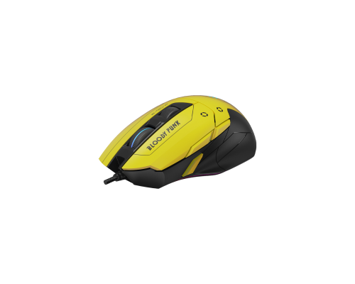 Мышь компьютерная проводная Computer Mouse W70MAX Punk Yellow