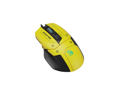 Мышь компьютерная проводная Computer Mouse W70MAX Punk Yellow