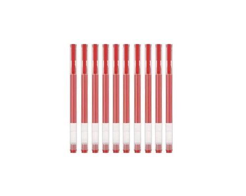 Набор гелевых ручек Xiaomi High-capacity 10 шт. Red