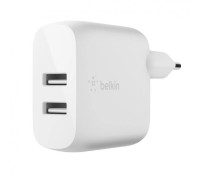 Сетевое ЗУ Belkin  Home Charger (24W) DUAL USB 2.4A, white