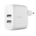 Сетевое ЗУ Belkin  Home Charger (24W) DUAL USB 2.4A, white