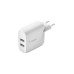 Сетевое ЗУ Belkin  Home Charger (24W) DUAL USB 2.4A, white