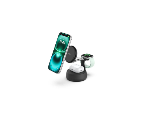 Зарядное устройство беспроводное Belkin 25W Qi2 3-in-1 Black