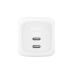 Сетевое зарядное устройство Belkin 67W Dual USB-C PPS White