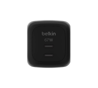 Сетевое зарядное устройство Belkin 67W Dual USB-C PPS Black