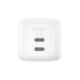 Сетевое зарядное устройство Belkin 50W Dual USB-C PPS White