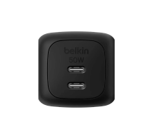 Сетевое зарядное устройство Belkin 50W Dual USB-C PPS Black
