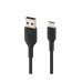 Кабель USB-A - USB-C Belkin 1м Black