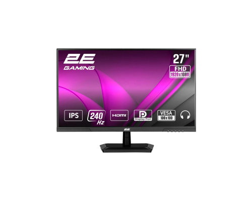 Монитор 2E GAMING 27" G2725B HDMI, DP, IPS, 240Hz, 1ms, FreeSync 2E-G2725B-01.UA