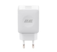 Сетевое ЗУ 2E WALL CHARGER 2USBX2.1A WHITE