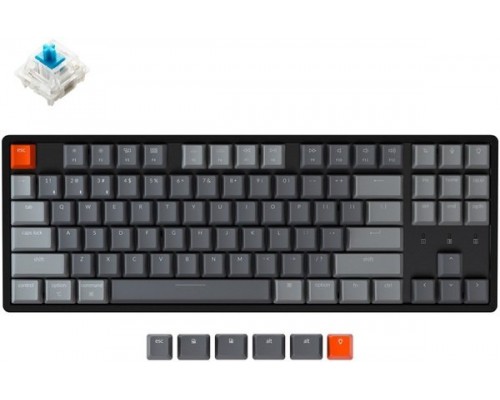 Клавиатура Keychron K8 87 Key Aluminum Frame Hot-Swap Gateron RGB Blue