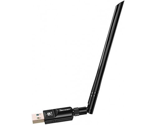 USB-адаптер WiFi TP-Link для настольных ПК, двухдиапазонный сетевой адаптер WiFi USB 3.0 AC1300 Мбит/с с антенной с высоким коэффициентом усиления 2,4 ГГц/5 ГГц (Archer T3U Plus), MU-MIMO