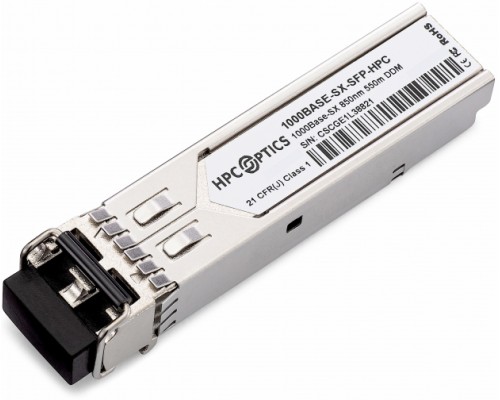 Модуль 1000BASE-SX SFP Transceiver, Multi-Mode (850nm, 550m, LC)