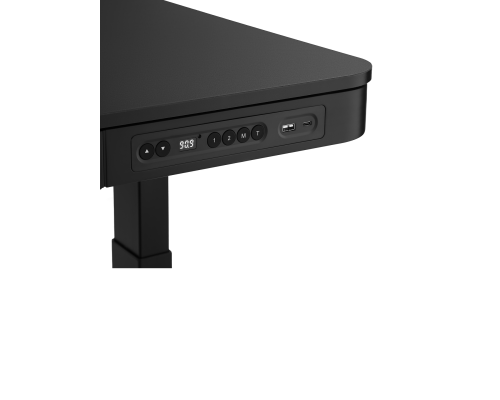 Стол компьютерный 2E CE218B-MOTORIZED, Электрорегулировка высоты, USB-порты, 118х60 см, Чёрный, 2E-CE218B-MOTORIZED
