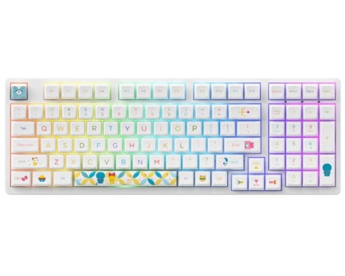 Клавиатура Akko 3098B Doraemon Rainbow CS Jelly Pink RGB