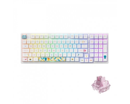 Клавиатура Akko 3098B Doraemon Rainbow CS Jelly Pink RGB
