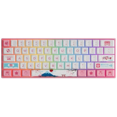 Клавиатура Akko 3061S World Tour Tokyo R2 RGB Hotswappable CS Jelly Pink RGB Розовый