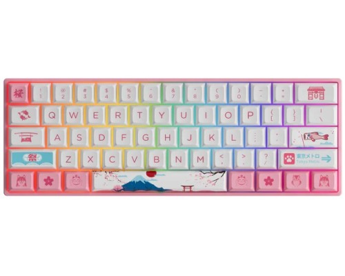 Клавиатура Akko 3061S World Tour Tokyo R2 RGB Hotswappable CS Jelly Pink RGB